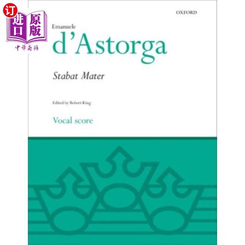 海外直订Stabat Mater 圣母院