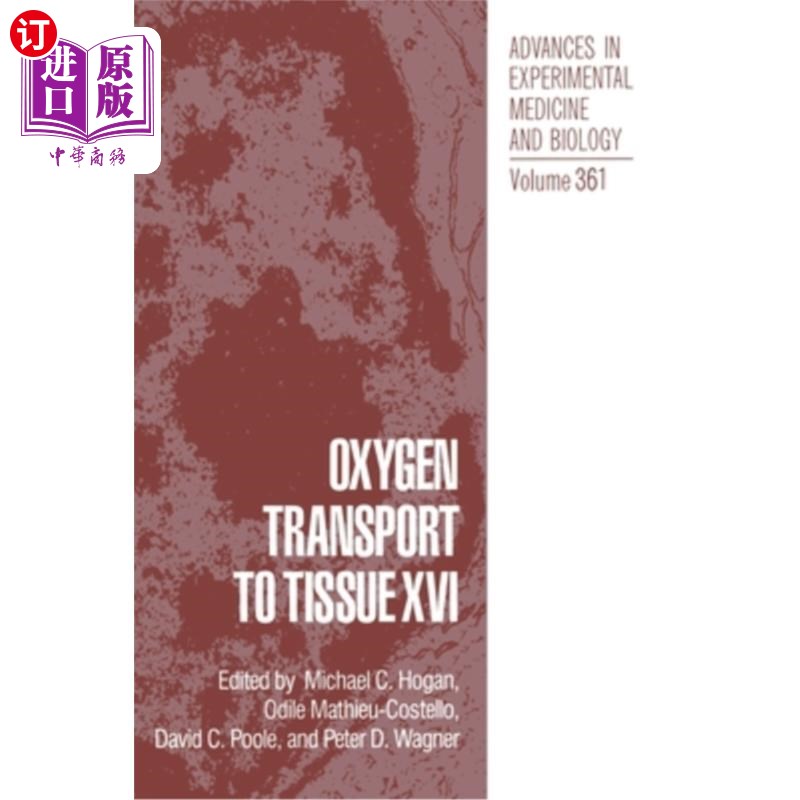 海外直订Oxygen Transport to Tissue XVI 组织氧运输