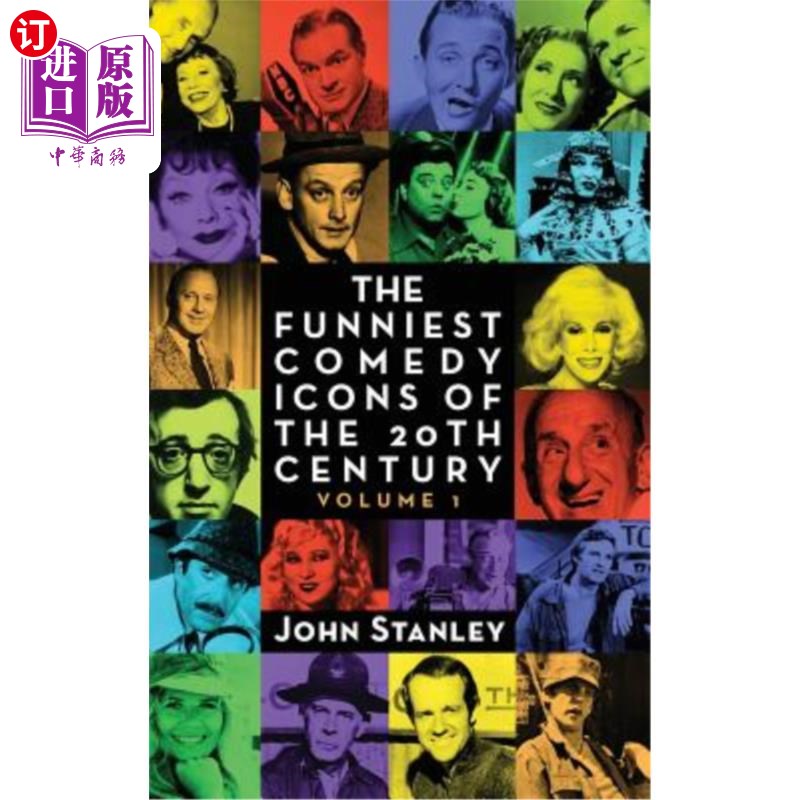 海外直订The Funniest Comedy Icons of the 20th Century, Volume 1 (hardback) 20世纪最有趣的喜剧偶像,第一卷(精装本)