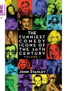 海外直订The Funniest Comedy Icons of the 20th Century, Volume 1 (hardback) 20世纪最有趣的喜剧偶像，第一卷(精装本)