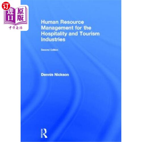 海外直订Human Resource Management for Hospitality, Tourism and Events 酒店和旅游业人力资源管理