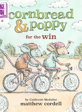面包鼠与波波鼠4 Cornbread & Popp for the Win 英文原版 儿童绘本 动物友谊故事 进口图书儿童读物 6-10岁【中商原版】