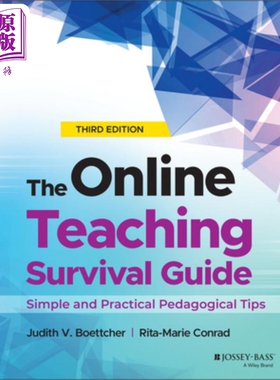 在线教学生存指南：简单实用的教学技巧 第3版 The Online Teaching Survival Guide Judith Boettcher 英文原版 中商原版