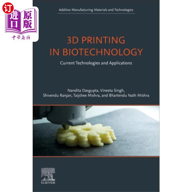 海外直订3D Printing in Biotechnology 生物技术中的3D打印