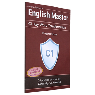 English Master C1 Key Word Transformation Cambridge C1 Advanced英语大师剑桥CAE考试C1级关键词转换练习2020【中商原版?