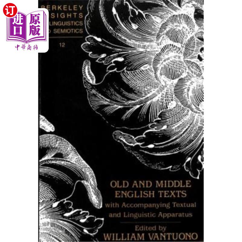 海外直订Old and Middle English Texts with Accompanying Textual and Linguistic Apparatus 古英语和中古英语文本及其伴