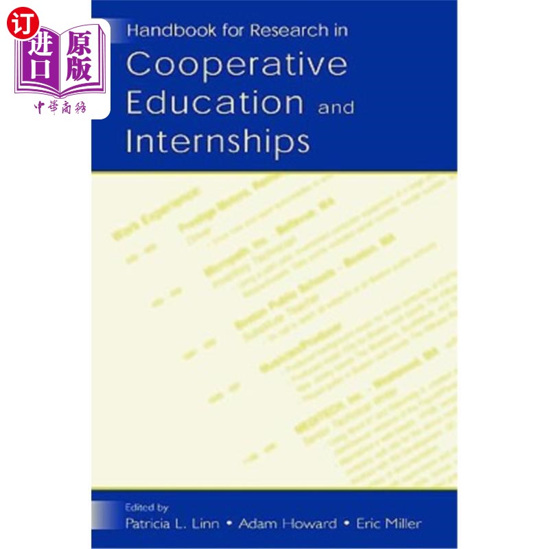 海外直订Handbook for Research in Cooperative Education and Internships 合作教育与实习研究手册
