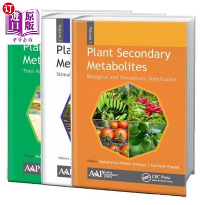 海外直订医药图书Plant Secondary Metabolites, Three-Volume Set 植物次生代谢物，三卷集