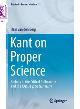 海外直订Kant on Proper Science 康德论正统科学