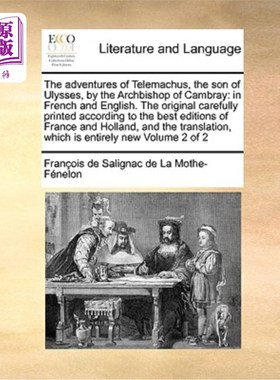 海外直订The Adventures of Telemachus, the Son of Ulysses, by the Archbishop of Cambray:  《尤利西斯之子忒勒马科斯历