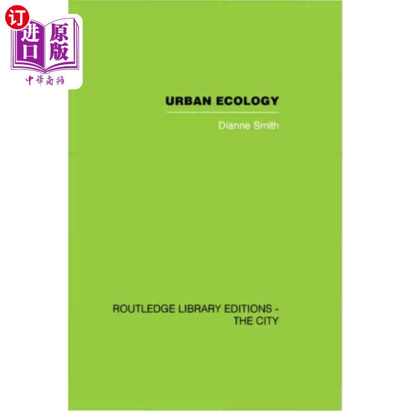 海外直订医药图书Urban Ecology 城市生态学