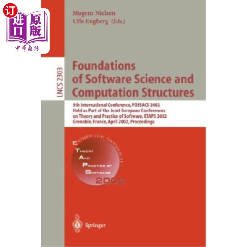 海外直订医药图书Foundations of Software Science and Computation Structures: 5th International Co 软件科学和计算结构