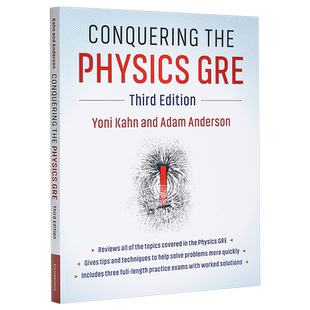 预售 Conquering the Physics GRE 英文原版 征服物理GRE考试 Yoni Kahn【中商原版】