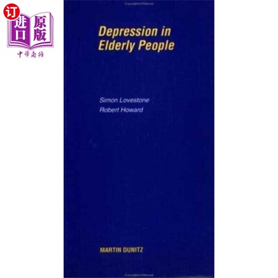海外直订医药图书Depression in Elderly People - pocketbook 老年人的抑郁症-钱包