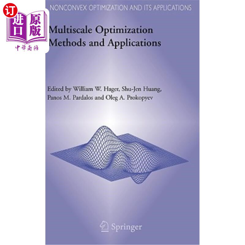 海外直订Multiscale Optimization Methods and Applications 多尺度优化方法及其应用