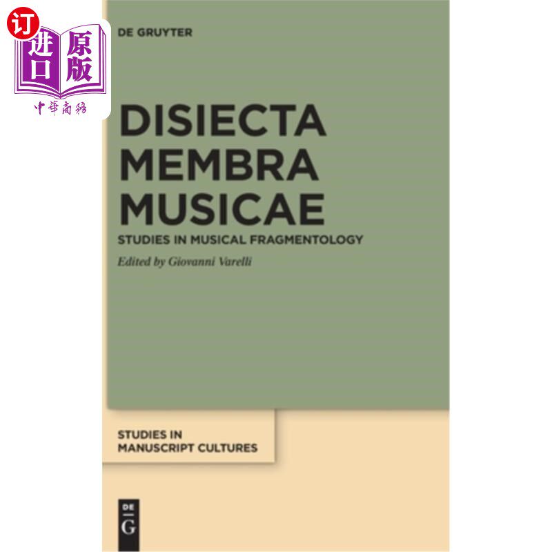 海外直订Disiecta Membra Musicae 音乐膜设计