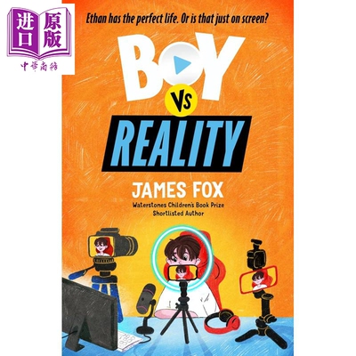 男孩与现实 幽默温情 中级阅读  Boy vs Reality 英文原版 James Fox 詹姆斯 福克斯的第二部作品【中商原版】