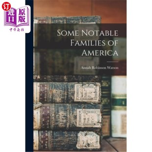 美國一些著名 海外直訂Some 家族 America Notable Families