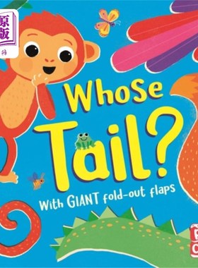 海外直订Fold-Out Friends: Whose Tail? 折叠朋友:谁的尾巴?