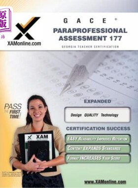 海外直订GACE Paraprofessional Assessment 177 Teacher Certification Exam GACE副专业评估177教师资格考试