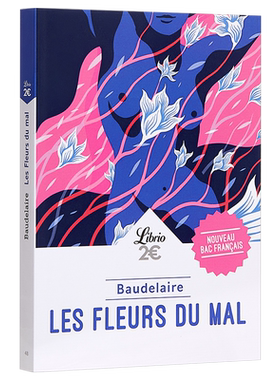 预售 【法文版】恶之花 波德莱尔 法文原版 Les fleurs du mal 诗歌【中商原版】Charles Baudelaire 可搭