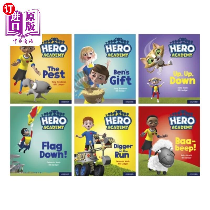 海外直订Hero Academy: Oxford Level 4, Light Blue Book Ba... 英雄学院:牛津四级,浅蓝色书乐队:混合包