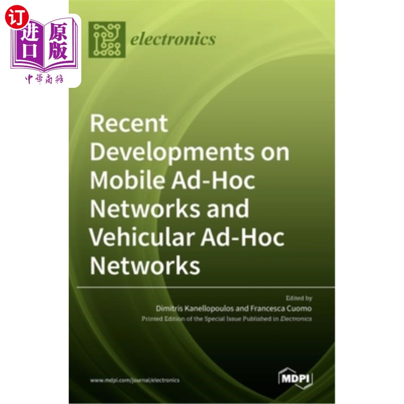 海外直订Recent Developments on Mobile Ad-Hoc Networks and Vehicular Ad-Hoc Networks 移动Ad-Hoc和车载Ad