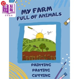 Skills for Farm Activity Scissor 我 Practice Book 农场充满了动物 Animals Cutting Full 海外直订My 剪刀技 AGE
