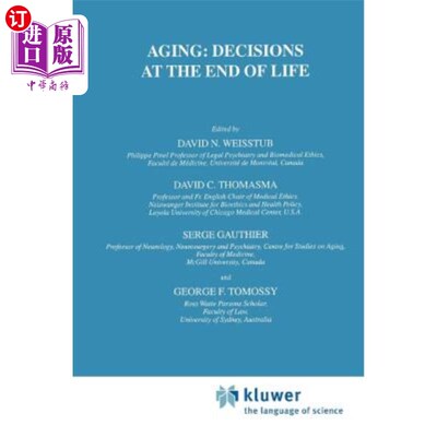 海外直订医药图书Aging: Decisions at the End of Life 衰老：临终时的决定