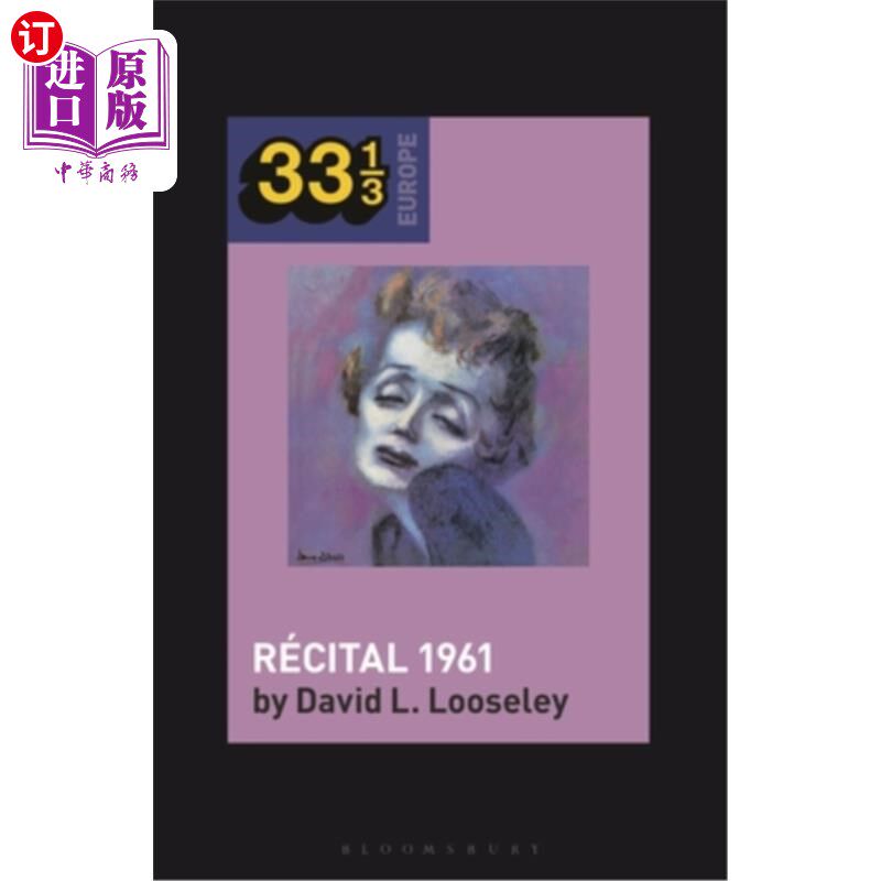海外直订édith Piaf's Récital 1961 edith piaf 1961年的独奏会