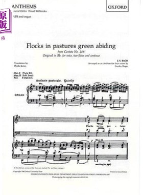 海外直订Flocks in pastures green abiding 羊群在牧场上常绿