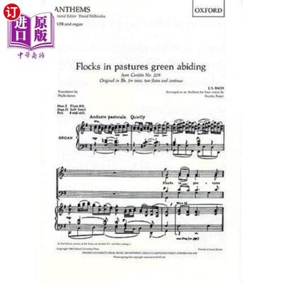 海外直订Flocks in pastures green abiding 羊群在牧场上常绿