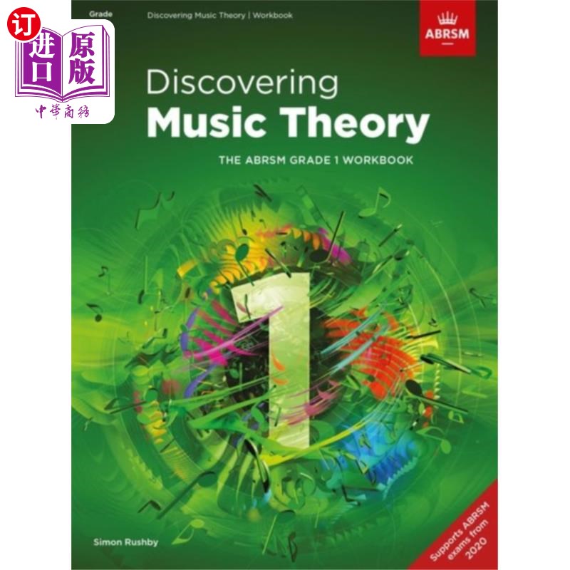 海外直订Discovering Music Theory, The ABRSM Grade 1 Work... 《发现乐理》，英国ABRSM一级练习册