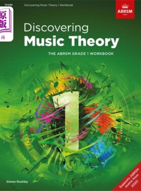 海外直订Discovering Music Theory, The ABRSM Grade 1 Work... 《发现乐理》，英国ABRSM一级练习册