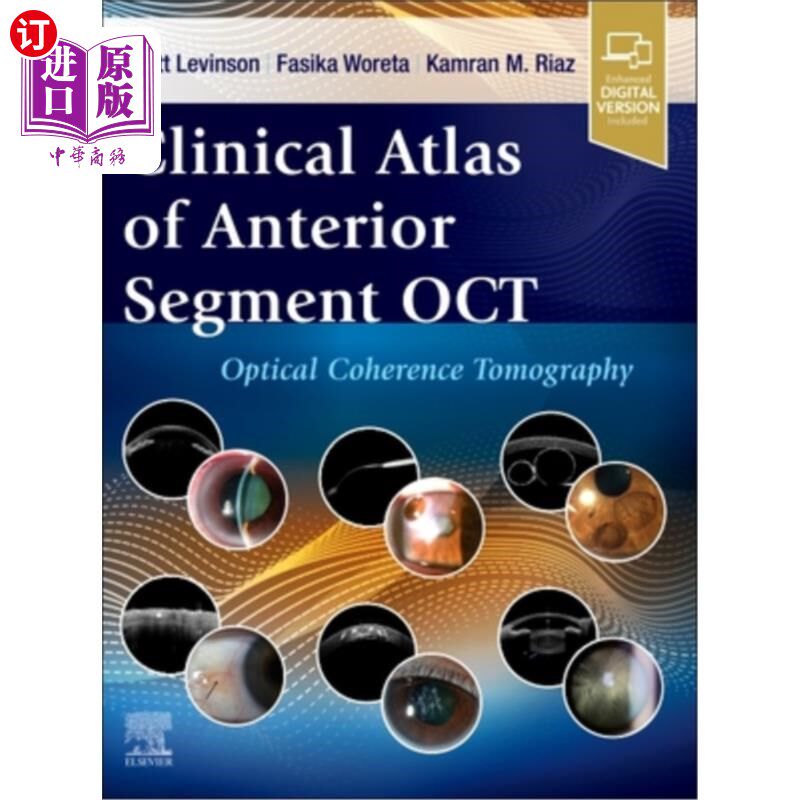 海外直订医药图书Clinical Atlas of Anterior Segment Oct: Optical Coherence Tomography 前段Oct临床图谱：光学相干断层
