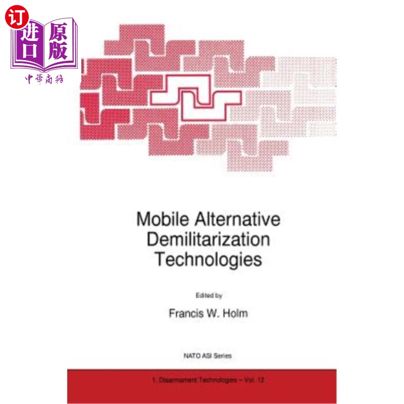 海外直订Mobile Alternative Demilitarization Technologies 移动替代非军事化技术