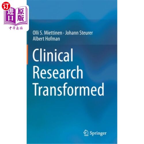 海外直订医药图书Clinical Research Transformed 临床研究转型