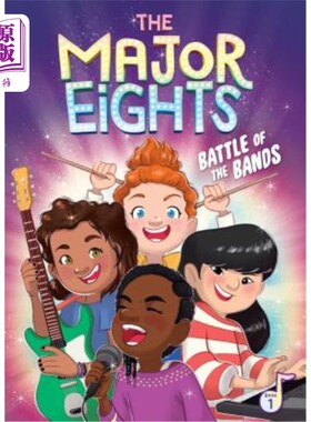 海外直订The Major Eights 1: Battle of the Bands 八大调1:乐队之战