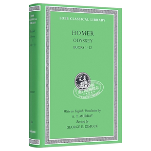 预售 荷马 荷马史诗 奥德赛 卷1-12 Odyssey Volume I Books 1-12 英文原版 Homer【中商原版】