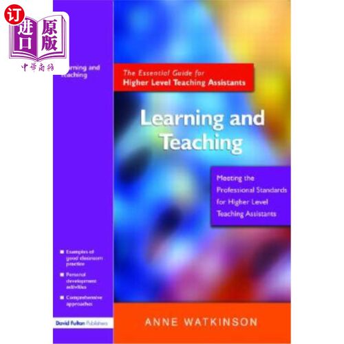 海外直订Learning and Teaching: The Essential Guide for Higher Level Teaching Assistants 学习与教学：高级助教的基本