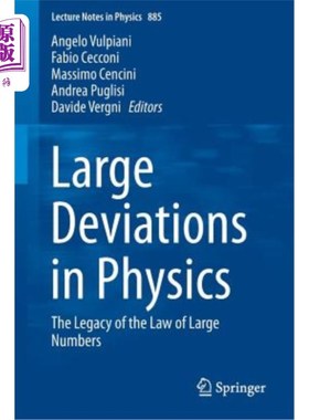 海外直订Large Deviations in Physics: The Legacy of the Law of Large Numbers 物理学中的大偏差：大数定律的遗产