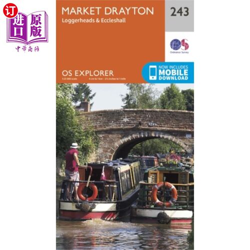 海外直订Market Drayton, Loggerheads and Eccleshall Market Drayton, Loggerheads and Eccleshall