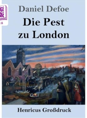 海外直订德语 Die Pest zu London (Gro?druck) The Pest zu London （Gro？druck）