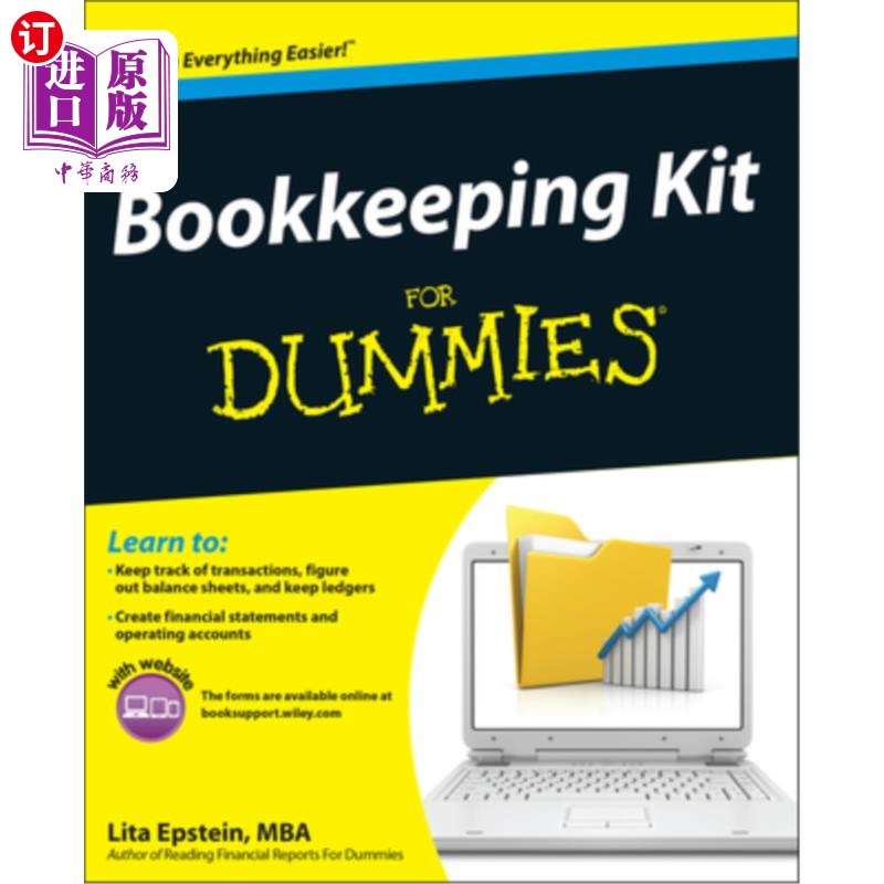 海外直订Bookkeeping Kit For Dummies [With CDROM] 傻瓜记帐套件[附CDROM]