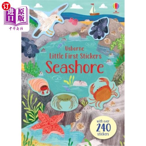 海外直订Little First Stickers Seashore 小第一贴纸海岸