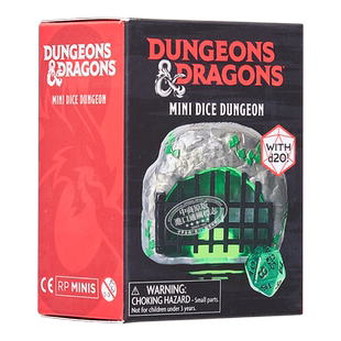 龙与地下城 迷你骰子 绿色LED发光灯地牢 英文原版 Dungeons and Dragons Mini Dice Dungeon dnd跑团【中商原版】