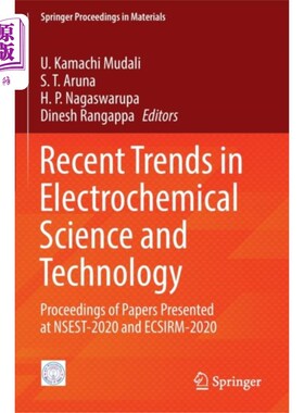 海外直订Recent Trends in Electrochemical Science and Tec... 电化学科学与技术的最新动态