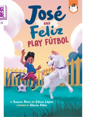 海外直订José and Feliz Play Fútbol jose和Feliz踢足球