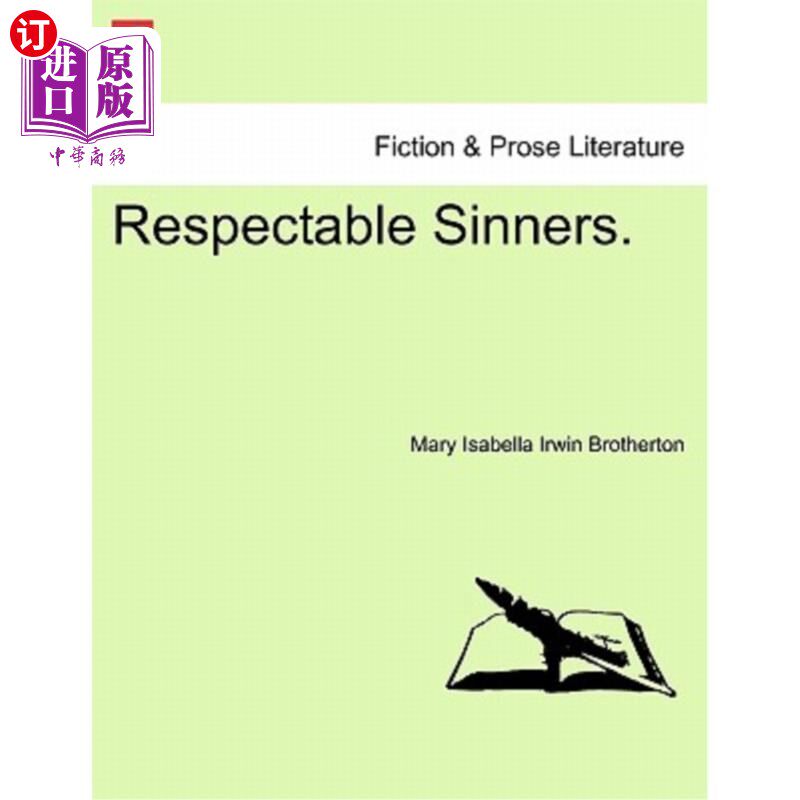 海外直订Respectable Sinners. 受人尊敬的罪人。