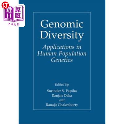 海外直订Genomic Diversity: Applications in Human Population Genetics 基因组多样性：在人类群体遗传学中的应用
